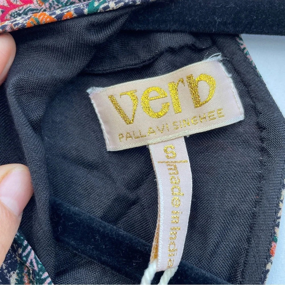 NWT Verb by Pallavi Singhee floral printed midi dress Sz Small - Picture 9 of 13